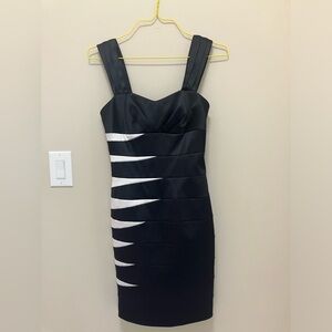 Nice black and white Le Château Little black dress.